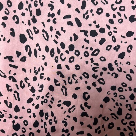 Pink Cheetah Silky y2k Style Mini Dress - Picture 8 of 9